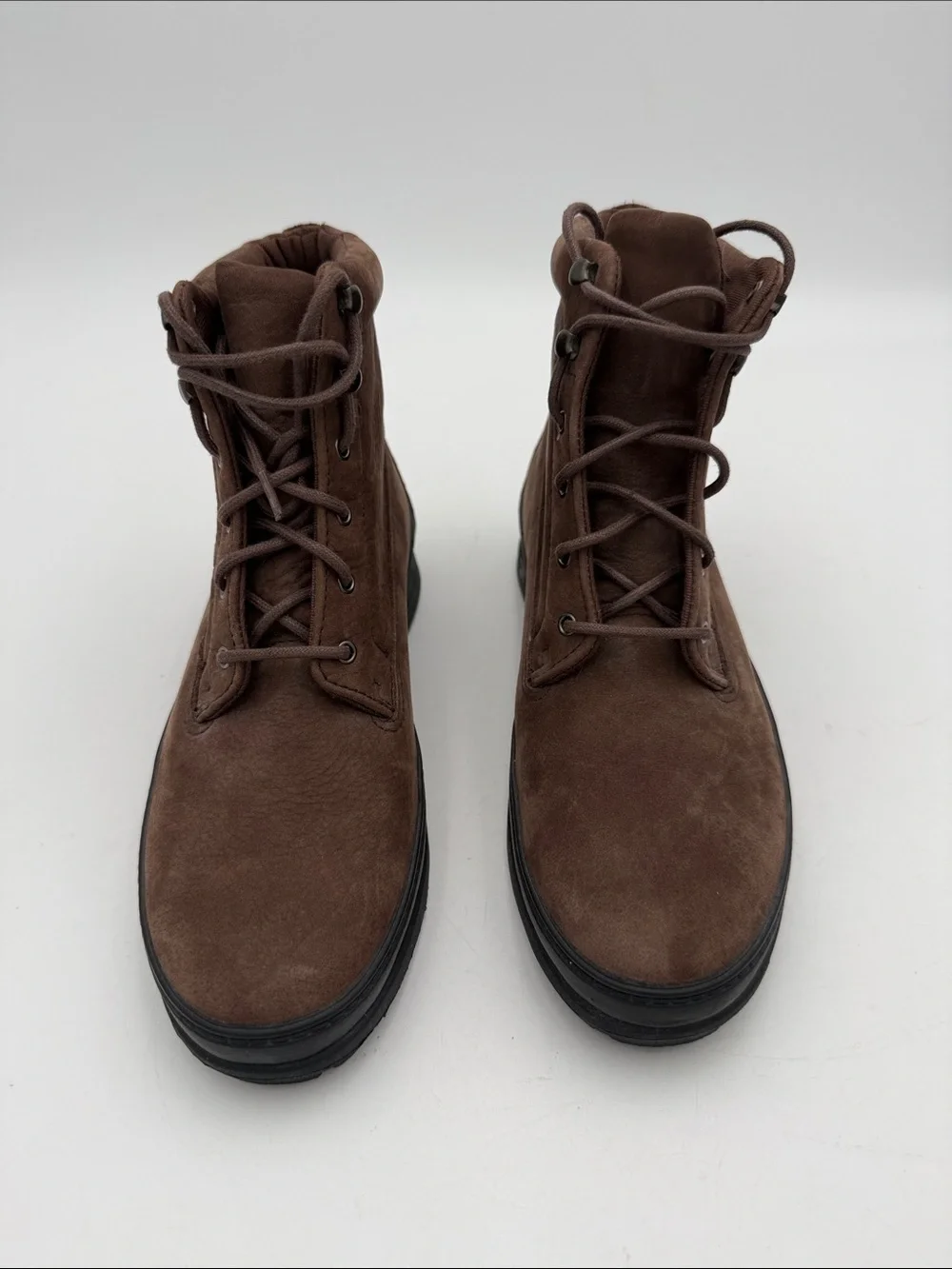 Vintage Keds outdoor Dark Brown Suede Lace-Up Ankle Boots women 6.5 casual  Y2K
